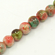 Chapelets de perles de jade blanche naturelle G-H1627-10MM-10-1
