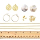 Kits de bijoux boucles d'oreilles et colliers de bricolage DIY-JP0003-66G-4