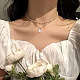 Beadthoven 120pcs 3 colgantes de perlas acrílicas de estilo IFIN-BT0001-05-6