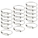 Ajustable 304 fabrication de bracelets en acier inoxydable STAS-TA0004-06B-3
