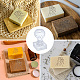 PH PandaHall Wedding Characters Soap Stamps Soap Embossing Stamp with Handles DIY-WH0438-042-4