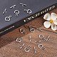 PandaHall Elite 50 Sets Antique Silver Heart Shape Tibetan Alloy Toggle TBar Clasps Findings For Necklaces PH-LF1526Y-NF-4