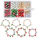 Sunnyclue kit fai da te per creare braccialetti con campana di Natale DIY-SC0022-63-1