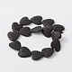 Synthetic Lava Rock Bead Strands G-N0113-18-2