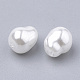 Perlas de imitación de plástico ecológicas X-MACR-T013-17-2