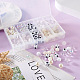 Spritewelry 160 piezas 10 estilo abs perlas de imitación de plástico y cuentas de acrílico transparentes y opacas FIND-SW0001-31-6