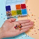 8 cuentas de semillas de vidrio de colores SEED-YW0001-61-8