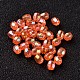 AB Color Plated Eco-Friendly Transparent Acrylic Barrel Beads TACR-L002-4mm-04-1