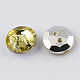 Botones redondos planos del diamante artificial de acrílico de Taiwán de 2-agujero BUTT-F015-11.5mm-33-2