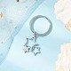 201 брелок из нержавеющей стали KEYC-JKC01184-06-2