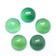Natural Green Onyx Agate Cabochons G-P393-R38-12mm-1