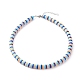 Handgefertigte Polymer-Ton-Perlenketten und Halskette mit Anhänger aus Bärenlegierung für Kinder NJEW-JN03642-3