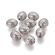 Ccb Kunststoff geschnitzte ovale Perlen CCB-J031-12P-1