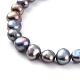Verstellbare geflochtene Perlenarmbänder aus Nylonfaden BJEW-JB05802-01-2
