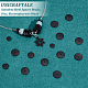 UNICRAFTALE About 60pcs 3 Sizes Black Flat Round Beads Stainless Steel Disc Beads Rondelle Spacer Beads for DIY Jewelry Making 6/8/10mm STAS-UN0037-99-5