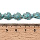 Chapelets de perles en turquoise synthétique&nbsp;G-E456-35D-8x10mm-03-4