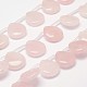Natural Rose Quartz Beads Strands G-N0174-01-18x20mm-1