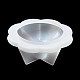 Moldes de taza de vela de silicona diy de flores DIY-P078-06-7