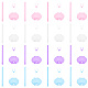 Delorigin 16 ensembles 4 couleurs cadre de support de support de poupée en plastique DIY-DR0001-07-3