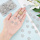 DICOSMETIC 200Pcs Filigree Connector Charm Flower Link Charm Double Hole Link Connector Chandelier Connector Charm Stainless Steel Filigree Joiners for DIY Jewelry Making Craft Supplies STAS-DC0011-47-3