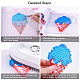 PandaHall 50PCS Fuse Beads Ironing Paper DIY-PH0026-90-3
