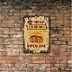 ヴィンテージメタルブリキサイン  バーの壁の装飾  レストラン  カフェパブ  最高のビール模様  30x20cm AJEW-WH0157-015-6