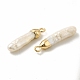 Pendenti di perle keshi naturali barocche PEAR-P004-09KCG-3