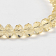 Facettes rondelle imitation cristal autrichien perles de verre G-PH0009-09-6x4mm-2