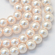 Chapelets de perles rondes en verre peint X-HY-Q003-10mm-41-1