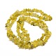 Jade naturel brins puce de perles G-M205-30-2