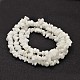 Copeaux de perles de verre opaques G-L454-03-2