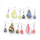 Handmade Lampwork Dangle Earrings & Pendants Sets LAMP-R138-14-B-2