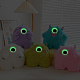 Cabujones de ojos saltones con movimiento de plástico luminoso de arricraft DIY-AR0002-94-5
