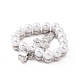 Latón con colgantes de perlas de imitación de plástico abs KK-G460-07P-3