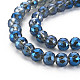Placcare trasparente perle di vetro fili EGLA-T008-23-B01-3