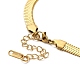 Ionenplattierung (IP) 304 Edelstahl-Halskette mit Fischgrätenmuster für Männer und Frauen NJEW-E076-03E-G-3