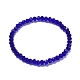 Bracelet extensible en perles rondelles de verre à facettes pour enfant BJEW-JB06807-05-1