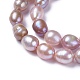 Fili di perle di perle d'acqua dolce coltivate naturali PEAR-L021-20-01A-2