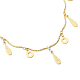 Brass Curved Bar Link Chain Necklaces X-NJEW-JN03072-2