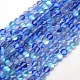 Synthetic Moonstone Beads Strands G-F142-12mm-08-1
