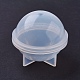 シリコンモールド  球型  樹脂の鋳造型  ジュエリーは、uv樹脂のdiyツールを作る  エポキシ樹脂ジュエリー作り  ホワイト  24.5x23mm  内径：20mm DIY-L005-01-20mm-2
