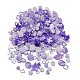 DIY グラデーションカラースタイルのジュエリー作り検索キット  プラスチックビーズ、カボション、リンク、ペンダントを含む  蝶/葉/花/ちょう結び/貝殻/星の形  青紫色  8~34.5x8~40x2~11mm  穴：1~6mm  約804個/500g KY-F020-01C-1