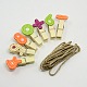DIY Craft Ideas Party Photo Wall Decorations Mathematical Operation Number Theme Wooden Clothespins Postcard Clips X-AJEW-A016-A07-1