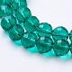 Chapelets de perles en verre transparent GLAA-R095-10mm-M-3