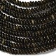 Естественный золотистый отлив обсидиан бисер пряди G-L635-A11-4x2mm-01-5