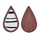 Grands pendentifs en cuir de vachette écologique FIND-N049-15-1