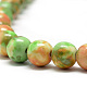 Synthetic Ocean White Jade Beads Strands G-S254-6mm-C02-4