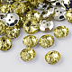 Botones redondos planos del diamante artificial de acrílico de Taiwán de 2-agujero BUTT-F015-11.5mm-33-1