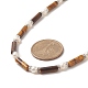 Collier de perles de pierres précieuses mélangées naturelles et de perles et de strass en cristal pour les femmes NJEW-JN04209-5