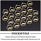 Unicraftale 20 Stück goldene Berg-Anhänger aus Edelstahl STAS-UN0038-97-5